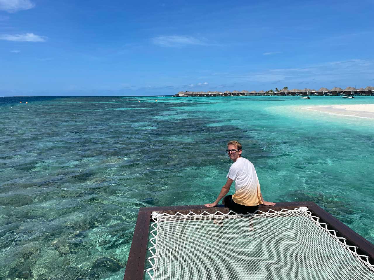 Maldives Trip Cost (Sitting on the overwater hammocks)