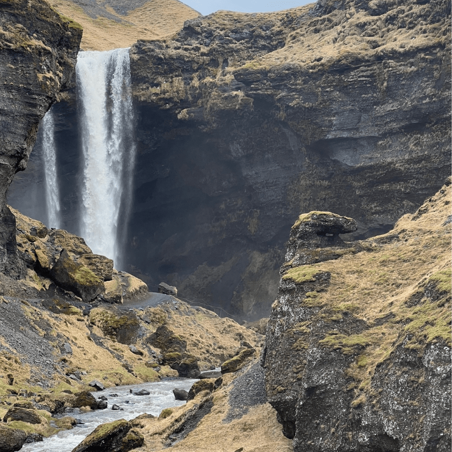 Kvernufoss Waterfall