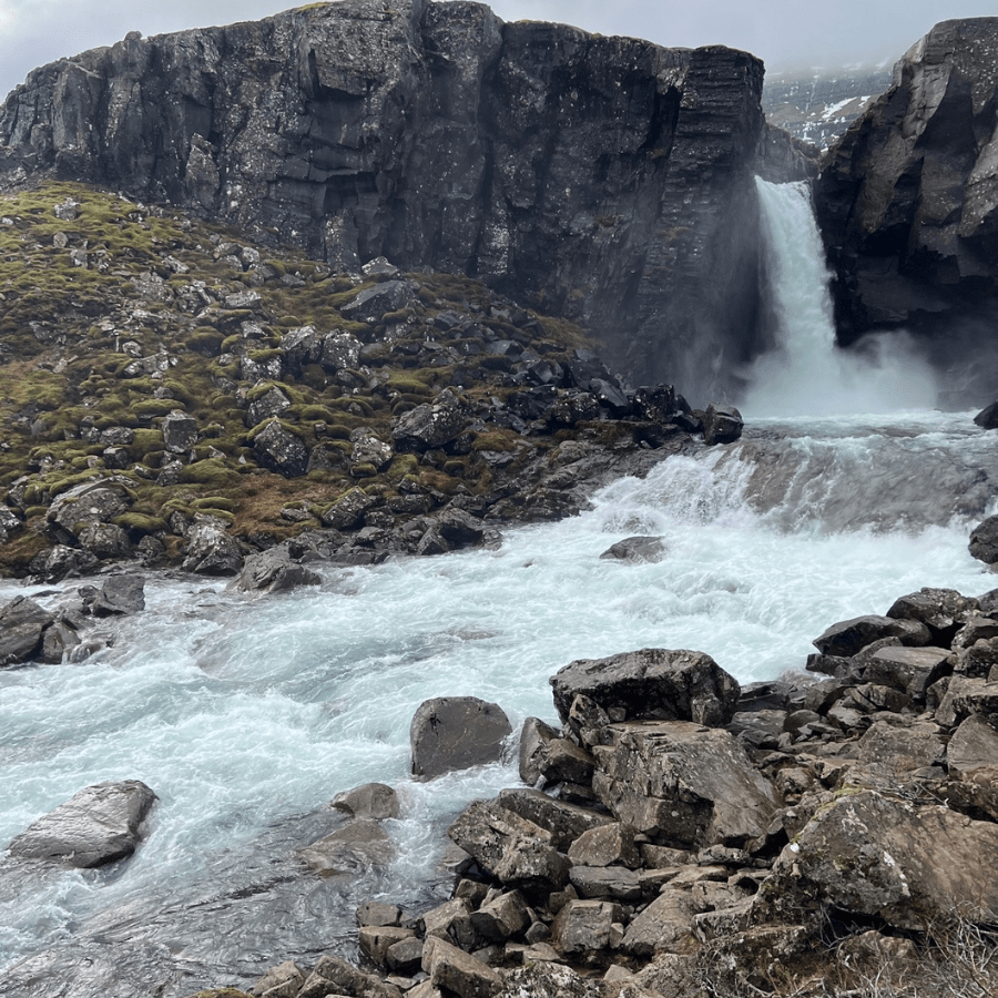 Folaldafoss Waterfall Iceland