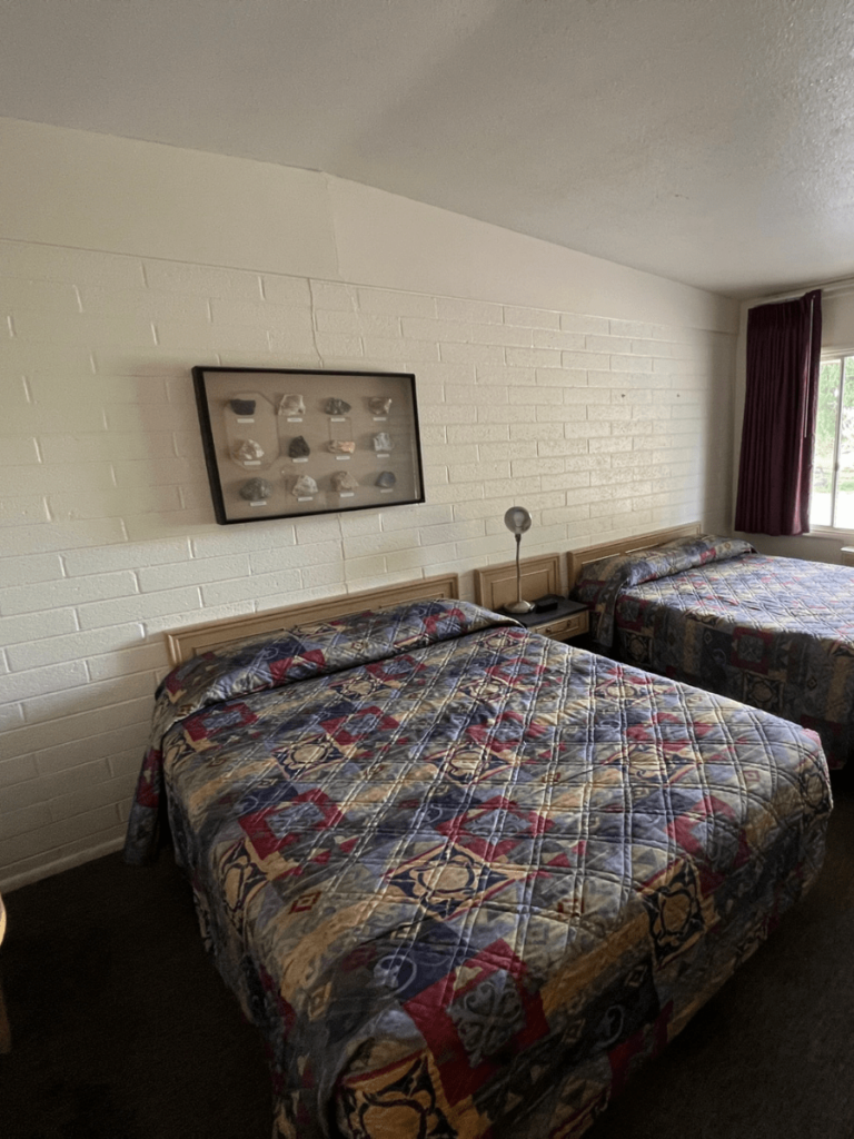Hotel Room at the Grand Canyon Caverns and Inn
