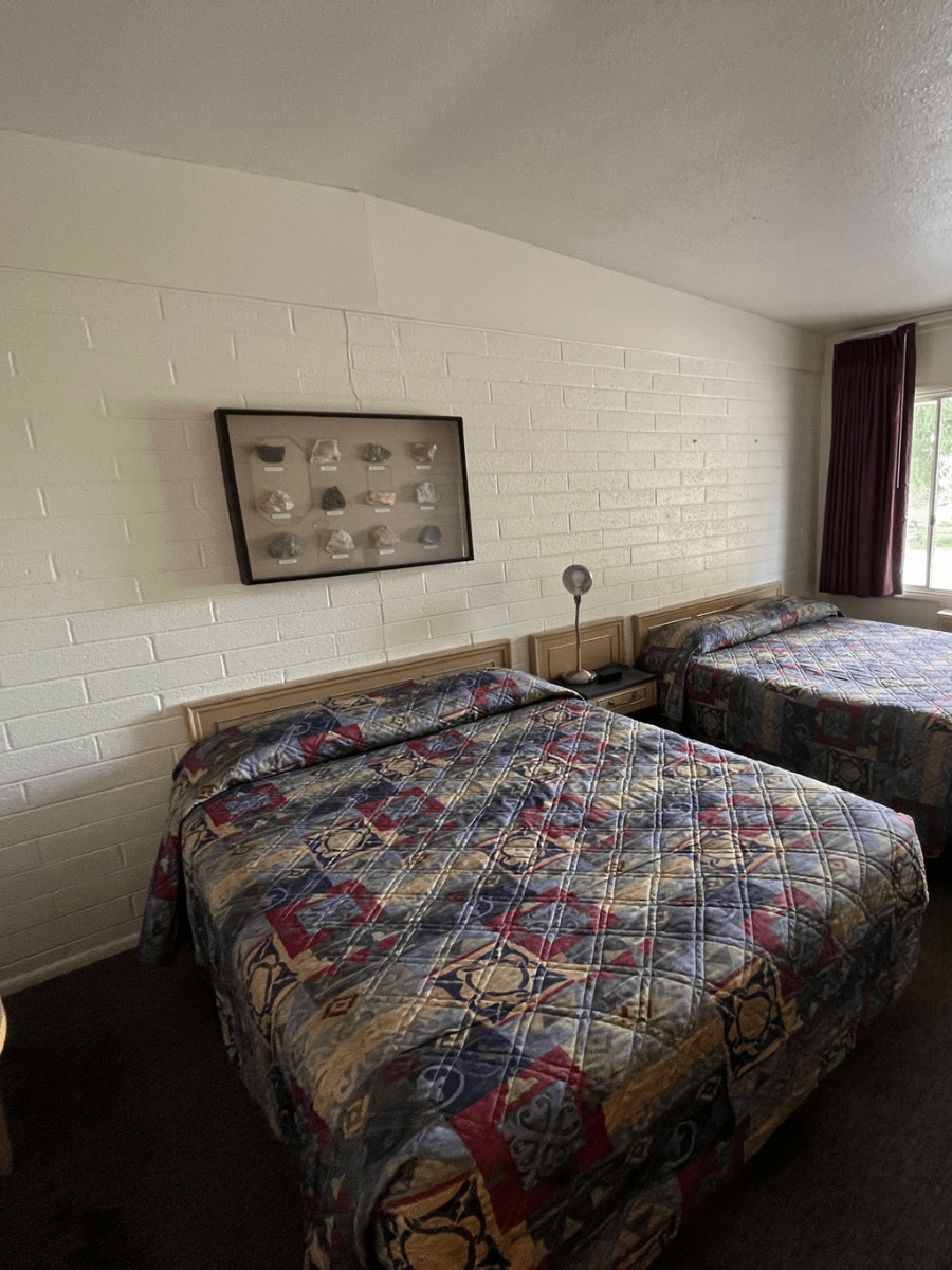 Hotel Room at the Grand Canyon Caverns and Inn