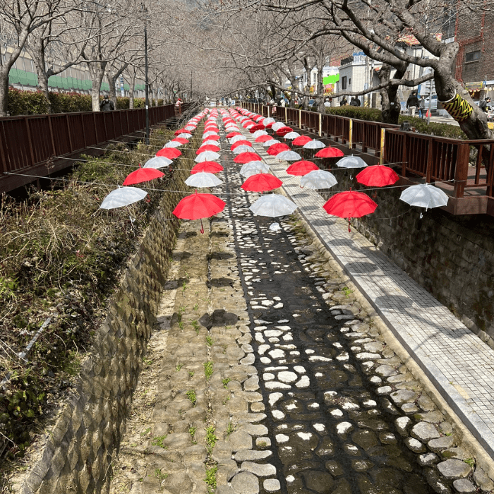 Umbrella art piece