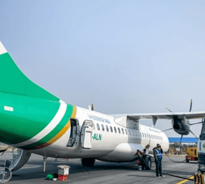 Yeti Airlines at the airport