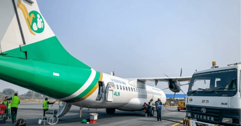 Yeti Airlines at the airport