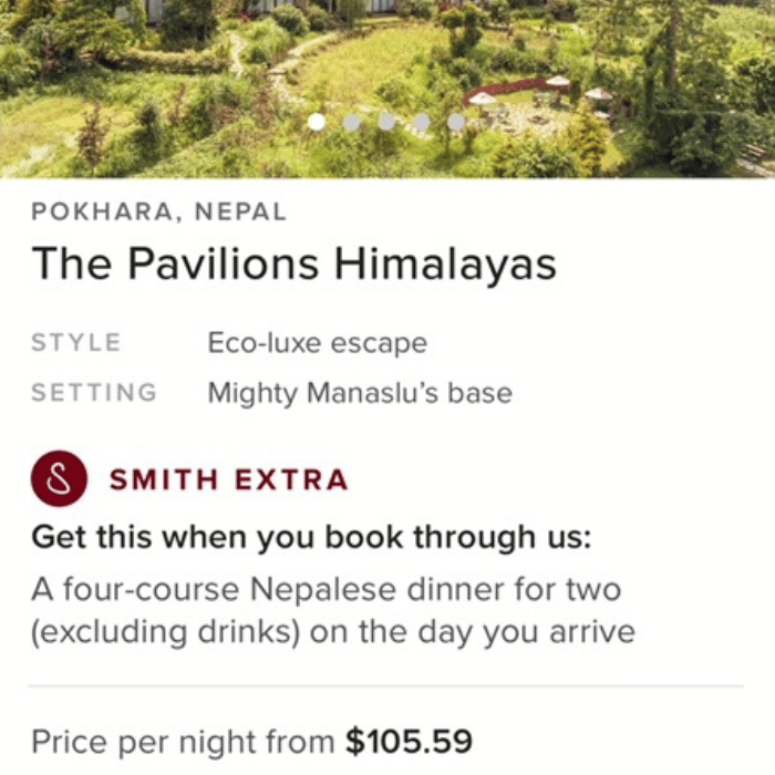 Booking Pavilions Himalayas