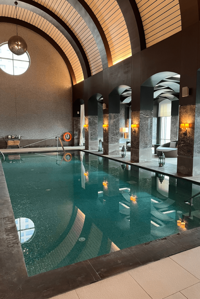indoor pool at the st regis cairo